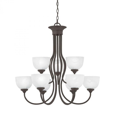 Thomas Tahoe 9-Light Chandelier in Painted Bronze SL801663